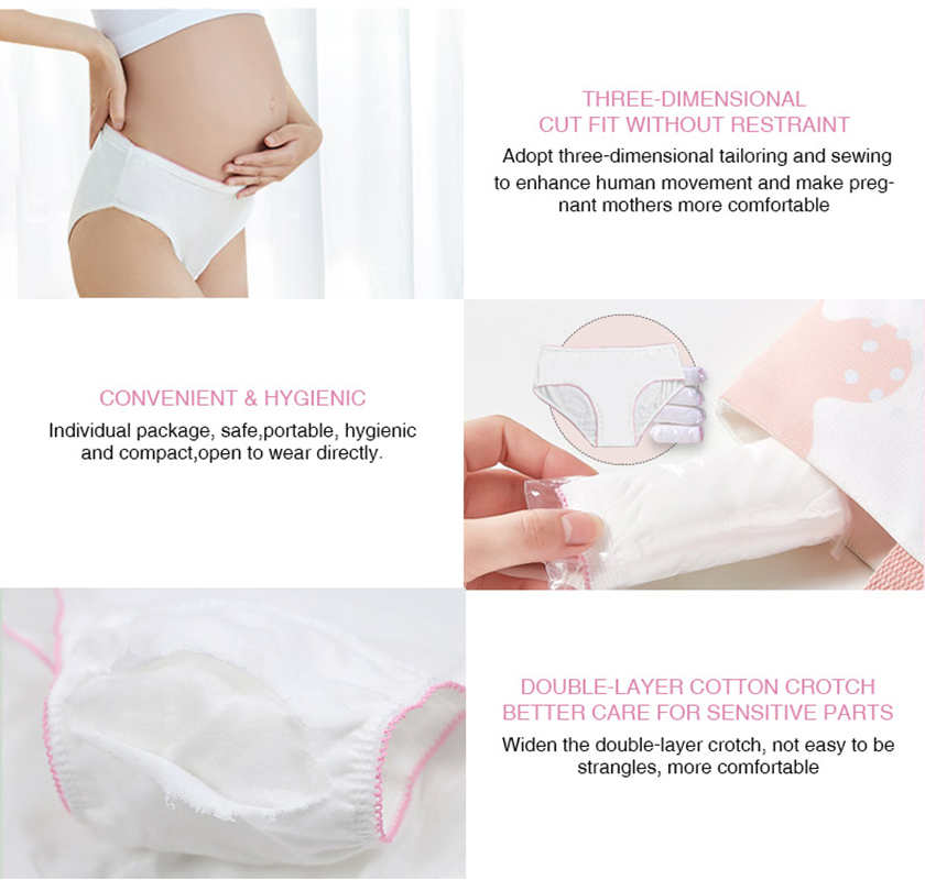 Disposable Ladies Mesh Panties Maternity Wear for Women - China